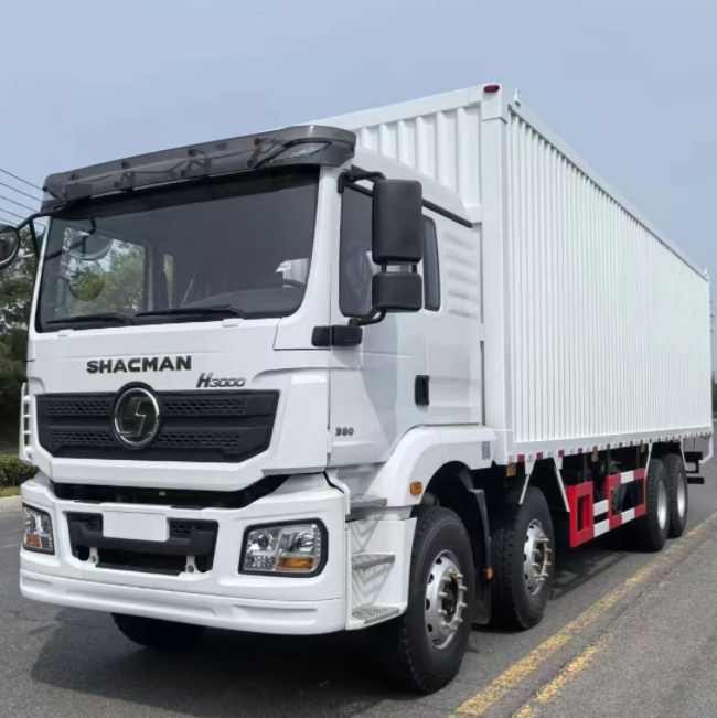 Used SHACMAN 12 Wheels Box Trucks